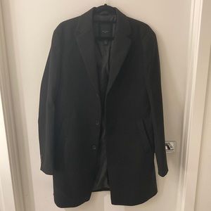 New Look overcoat in black